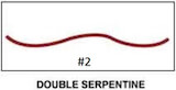 double serpentine illustration for china bend curved glass