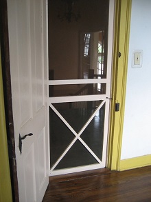 screen door replacement at client house